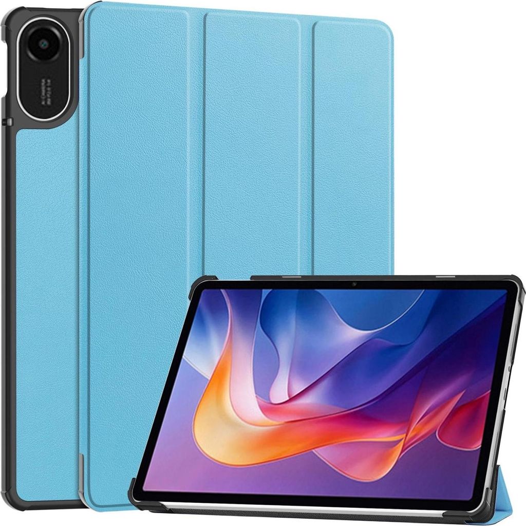 Für Xiaomi Redmi Pad 2 4G 11 Zoll 2025 3folt Wake UP Smart Cover Tablet Tasche Hülle Hellblau