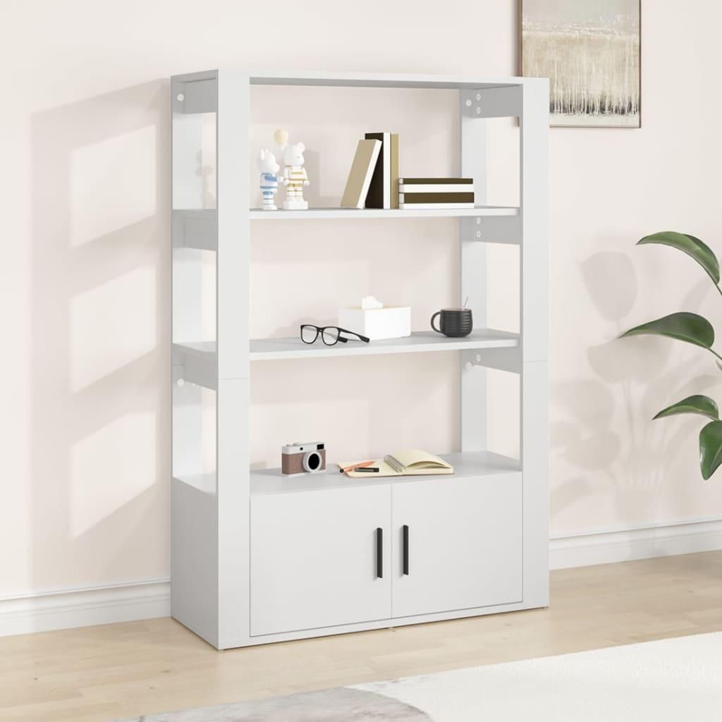 vidaXL Sideboard Weiß 80x30x119,5 cm Holzwerkstoff