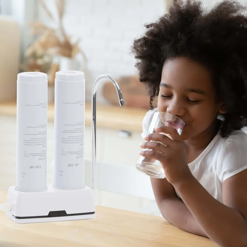 Filtre à eau charbon actif et sédiments 210 l/h avec kit robinet - 2