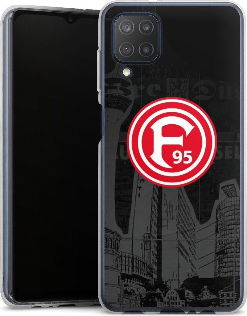 DeinDesign Handyhülle für Samsung Galaxy M12 Silikon Hülle Case Smartphone Schutzhülle Fortuna Düsseldorf Logo Offizielles Lizenzprodukt