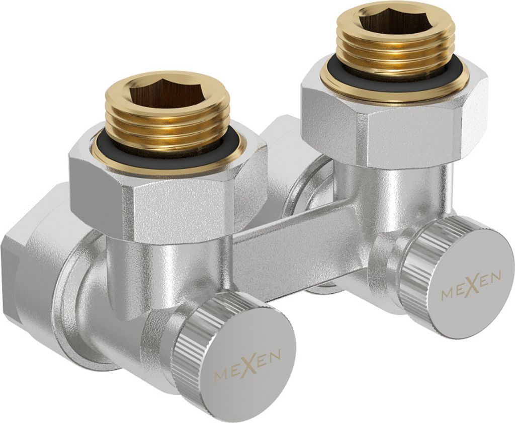 Mexen radiátorový ventil dvoutrubkový DN50, úhlový 1/2"x16 Obrázek produktu 