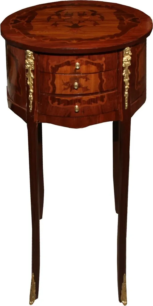 Console Entrée Baroque en Acajou Brun pour Décoration de Luxe Chic
