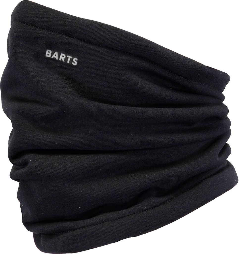 BARTS Uni Schlauchschal - Powerstretch Col, Logo, One Size, einfarbig Schwarz