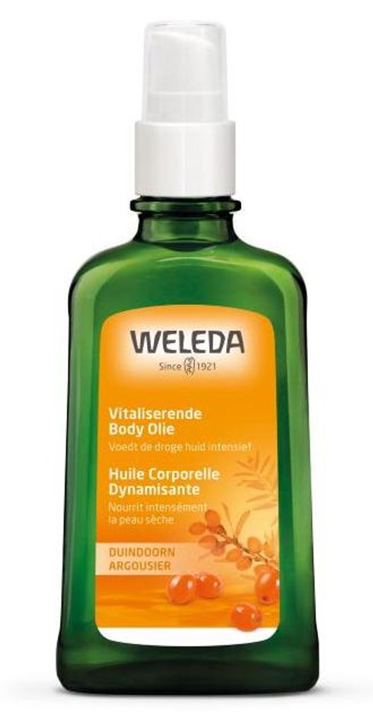 WELEDA Duindoorn vitaliserende body olie (100 ml) Productafbeelding 