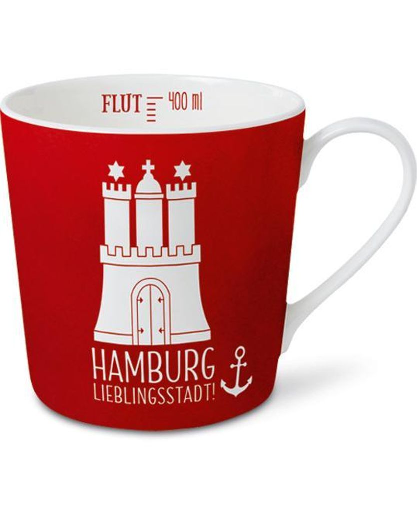 Kaffeebecher Hamburg Wappen, Kaffeetasse Tassen Teetassen Produktbild 