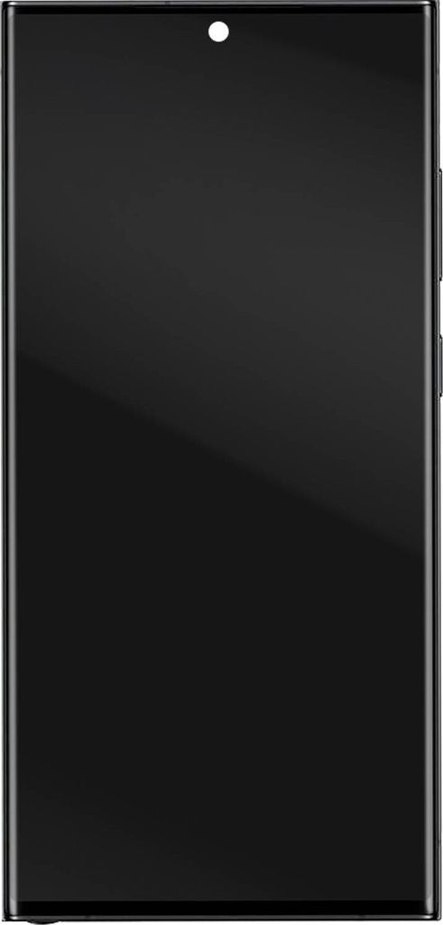 Clappio, Komplettset für Samsung S23 Ultra LCD-Display, Touchscreen, Gehäuse, Schwarz