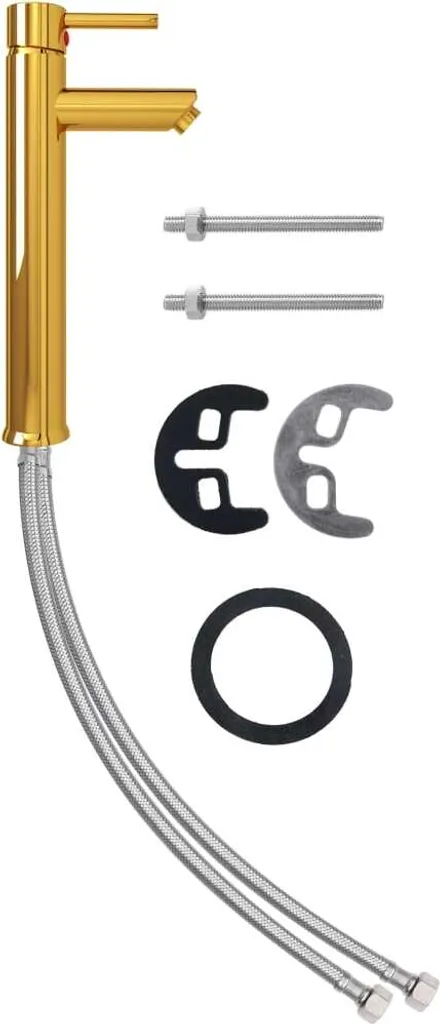 Set Lavabo da Appoggio Vetro Satinato vidaXL - Design Contemporaneo - 6
