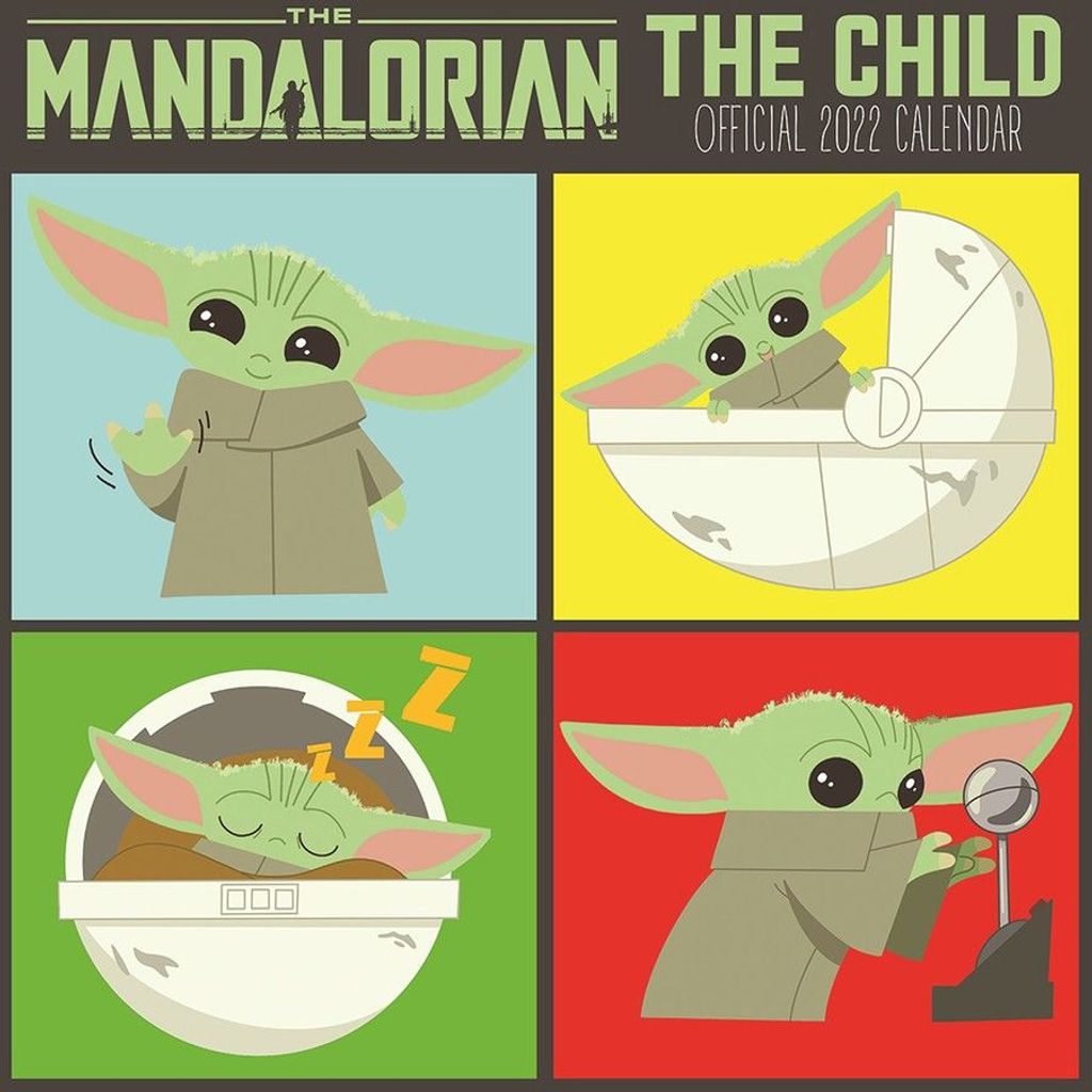 Star Wars The Mandalorianer (das Kind) 2022 Kalender