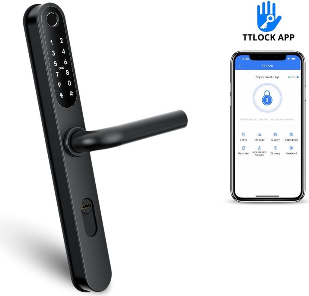 BOT Slimme deurbel TTLock V1, 72-92mm, variabele Productafbeelding 