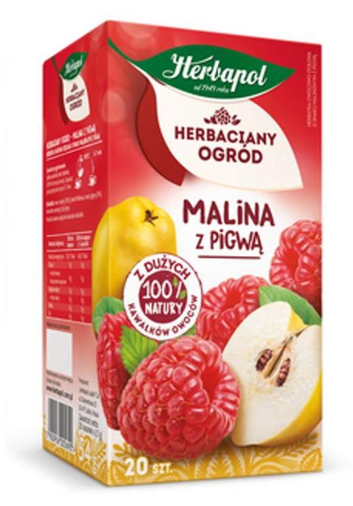 Herbata owocowa Malina i Pigwa 20 torebek Produktbild 