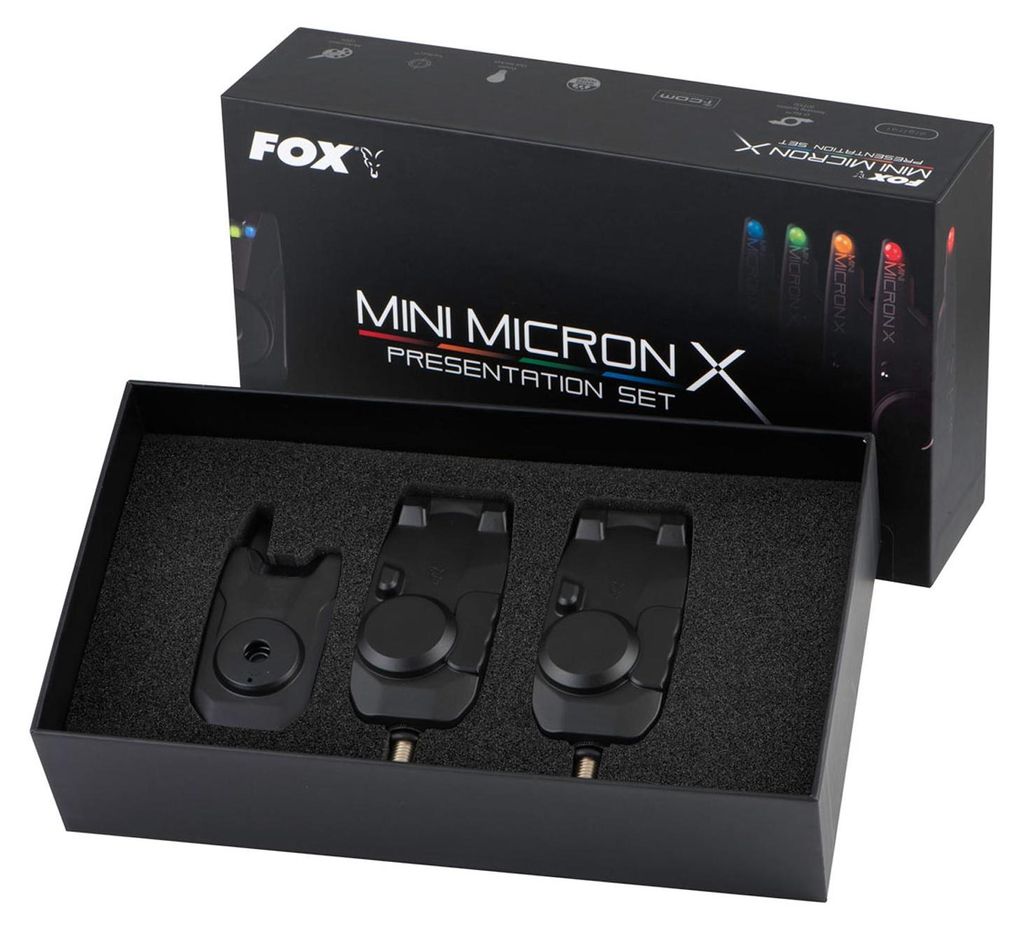 Fox Mini Micron X Bissanzeiger Sets Schwarz 2er Set Produktbild 