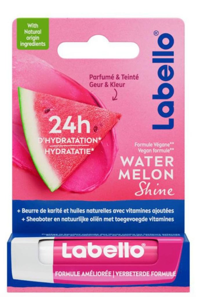 Baume à lèvres Labello 4,8 g Watermelon Shine Image du produit 