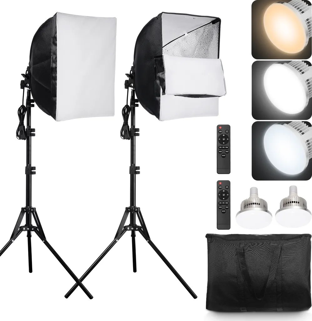 SucceBuy Softbox LED Kit | Luce Studio per TikTok, YouTube e Live