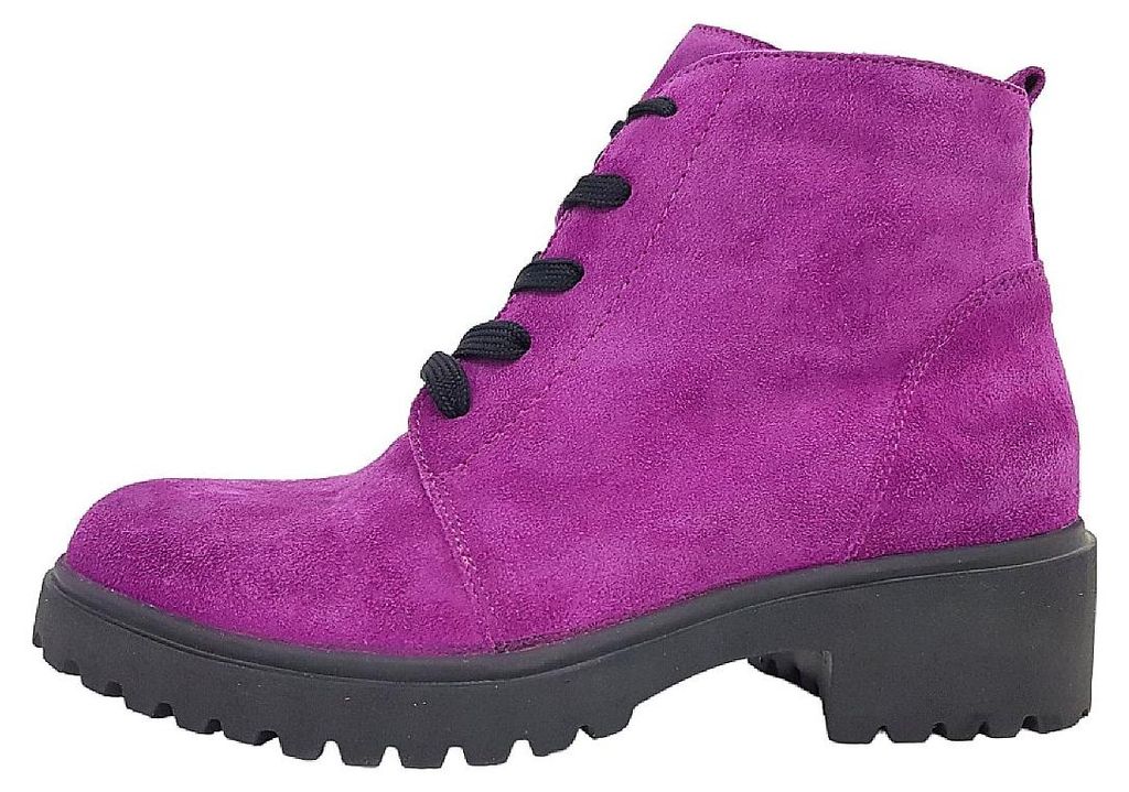 Waldläufer H-Luise Damenschuhe Schnürer Stiefel Violett Produktbild 
