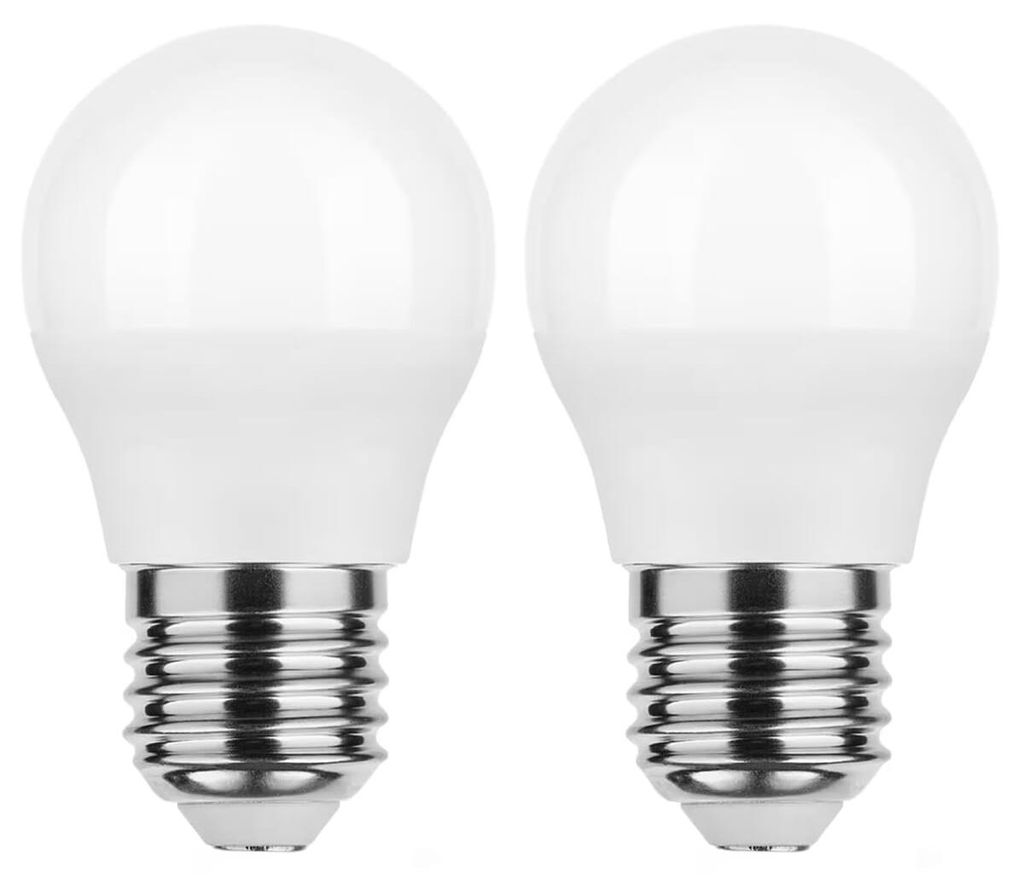 Modee E27 LED-Lampe 2,9 W - 250 lm - 2700 K - Warmweiß - Mini-Globe P45 - Ersetzt 25-W-Halogen-Glühbirne - 2 Stück