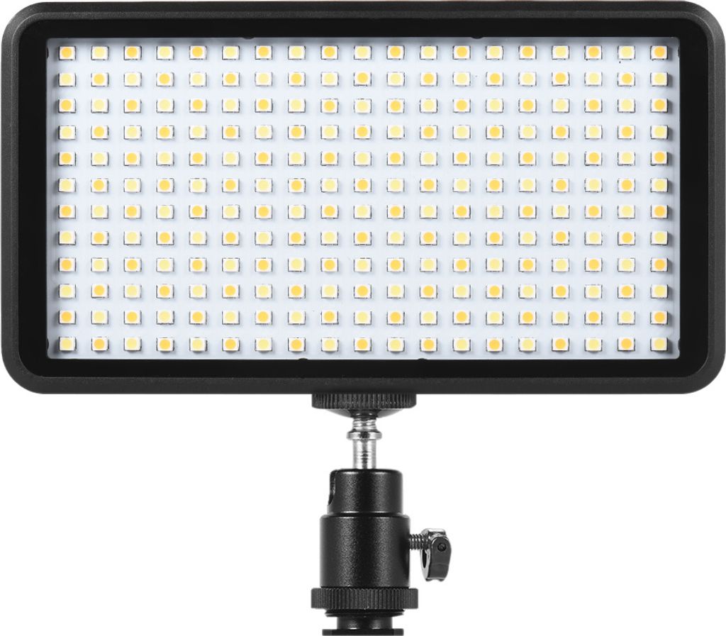 Andoer Ultra-Thin-3200K / 6000K Dimmbare Studio Video Fotografie LED Light Panel Lampe 228pcs Beads fuer Canon Nikon DSLR-Kamera-DV-Camcorder