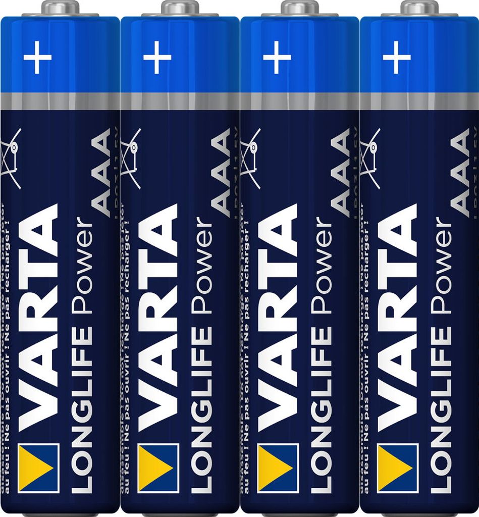 Varta 04903121354 Varta Batterie LONGLIFE Power AAA  4St. Image du produit 