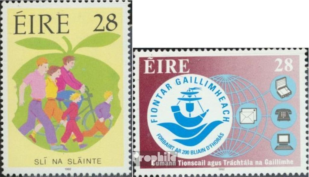 Briefmarken Irland 1992 Mi 784,787 (kompl.Ausg.) postfrisch Gesund leben