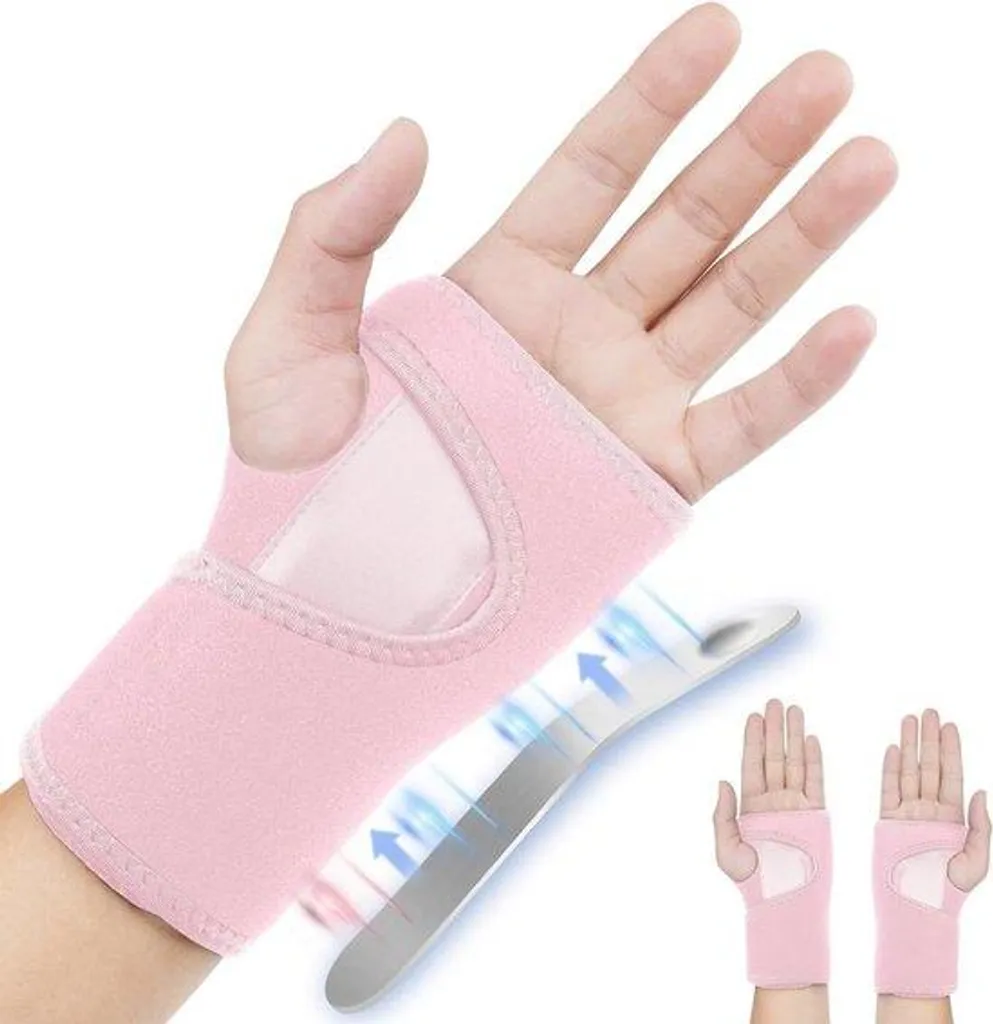 Bandage Poignet Droit pour Tendinite et Arthrite - Soutien Médical Noir