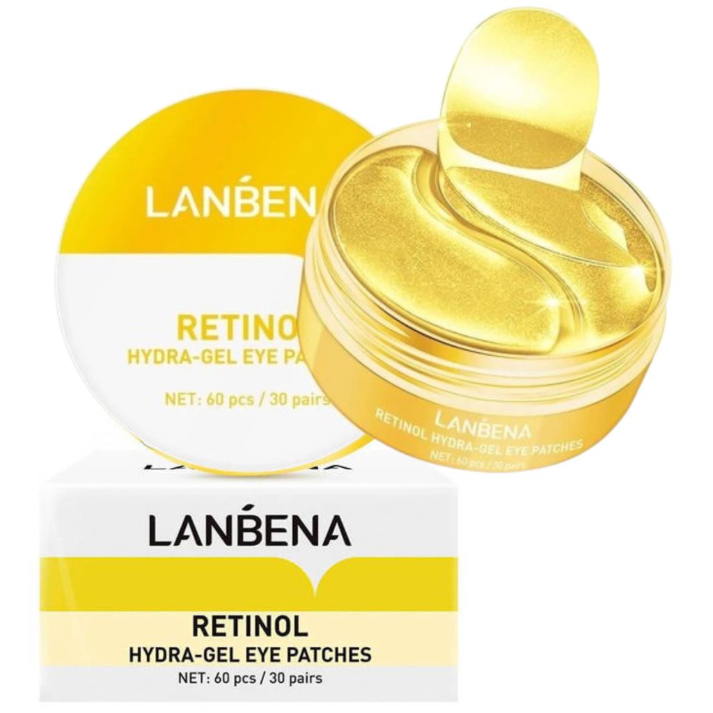 Lanbena Retinol Hydrożelowe płatki pod oczy z retinolem, 60 sztuk