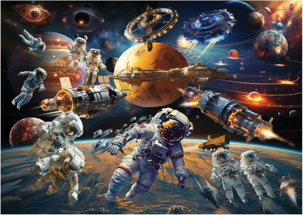 Puzzle de 700 pièces Space Jam Anatolien XL idéal pour les collectionneurs