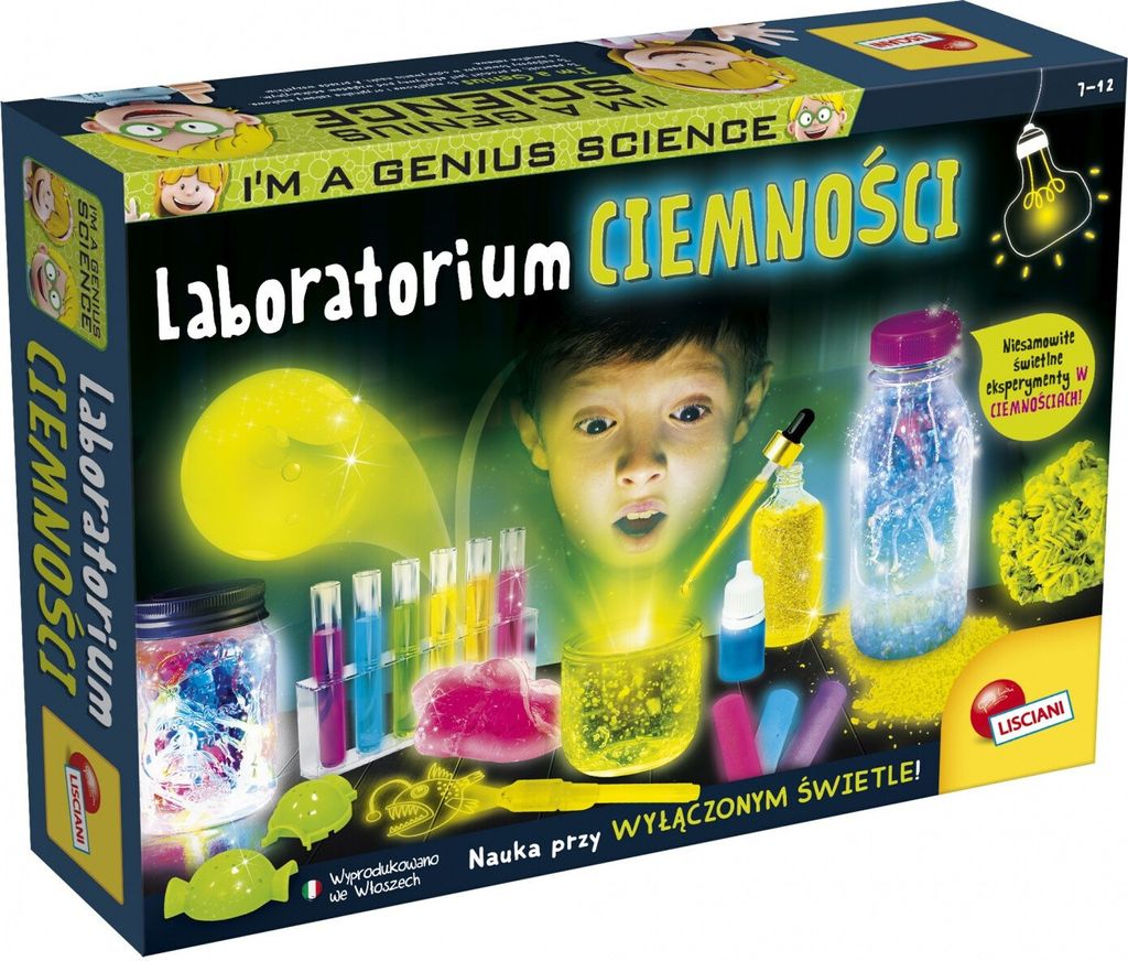 Lisciani Mały Geniusz Laboratorium Ciemności Gra Edukacyjna Produktbild 