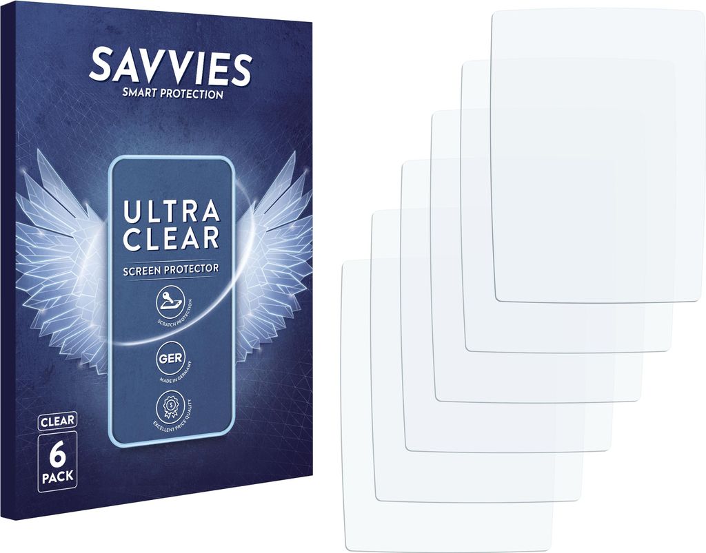 6x Für Sigma Eox View 700 Schutzfolie Savvies Displayschutz Display Schutz Folie Klar Transparent