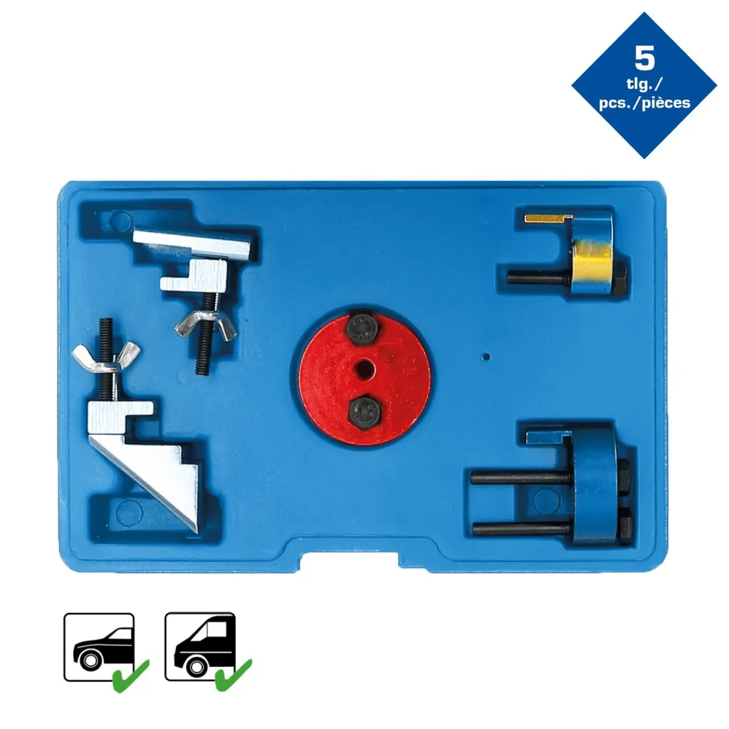 Jeu d'outils de 5 pièces pour montage de courroies trapézoïdales