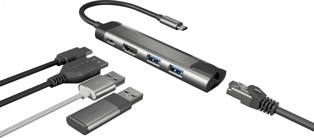 Natec Fowler Go Hub USB-C: Produttività 4K e Design Ultra-Portatile
