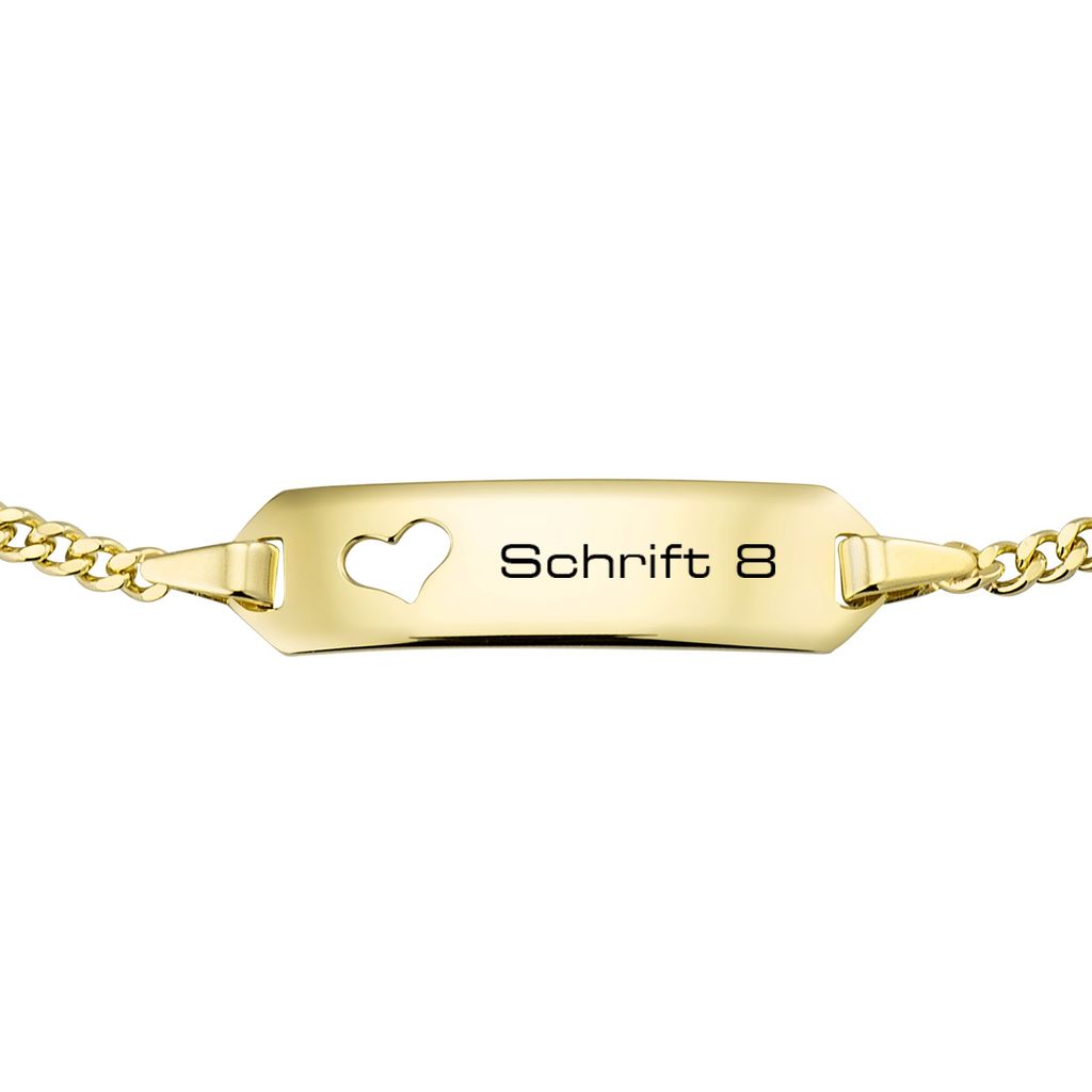 MATERIA by Matthias Baby Kinder Armband ID mit Herz für Produktbild 