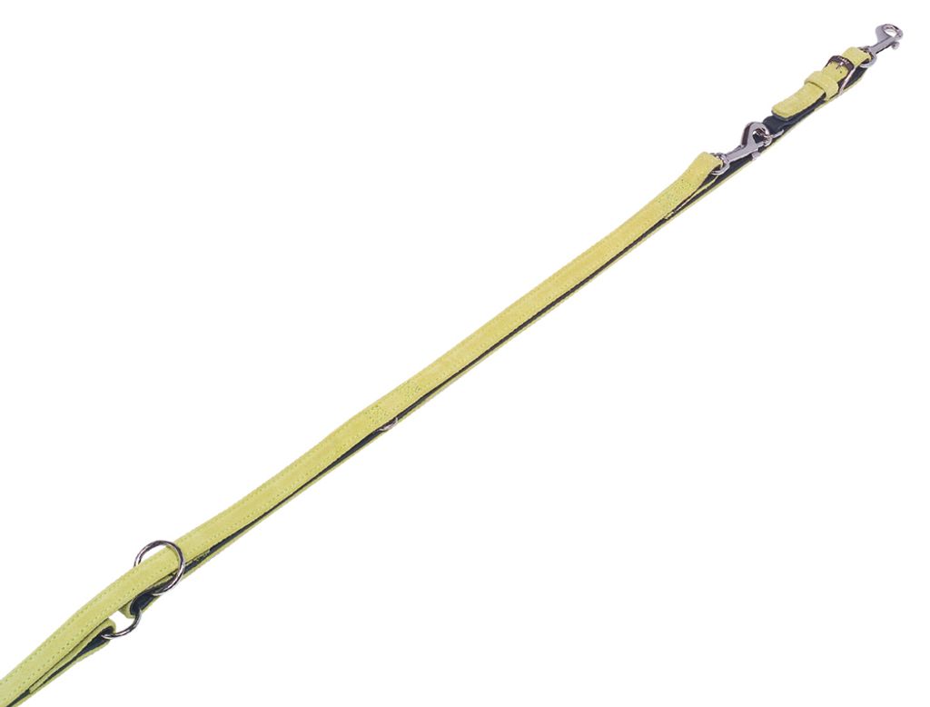 Nobby Führleine "VELOURS" 2 m; 18 mm, grün (Celery)