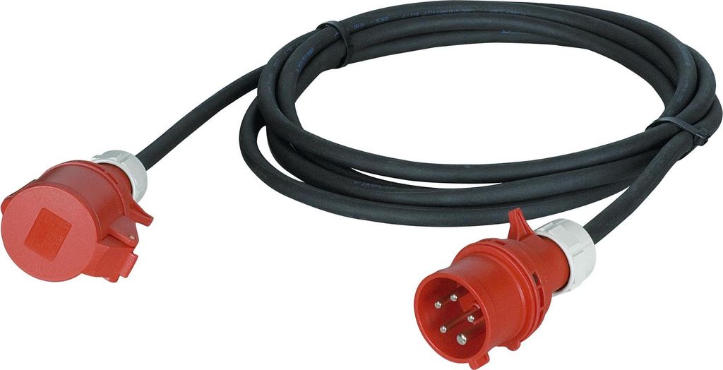 DAP Extension Cable - 3x 16 A/380 V 5x 2.5 mm² 5 m