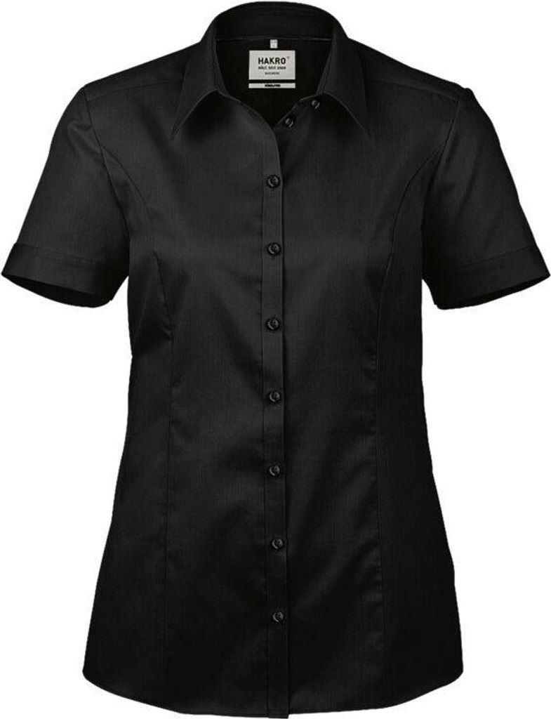 HAKRO Hakro Damen Bluse Business 1/2 Arm #112 Gr. XL schwarz