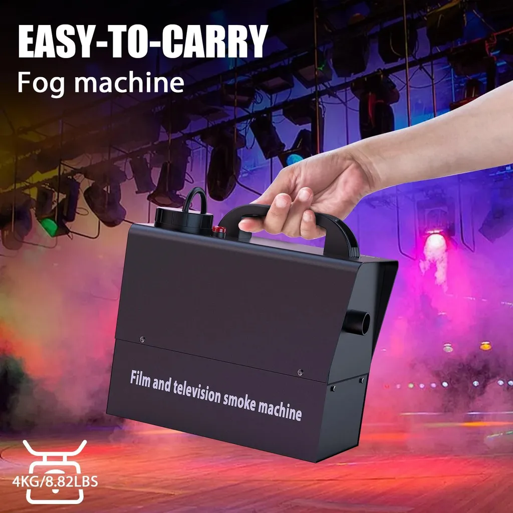 Machine à Fumée Sans Fil Rechargeable 600W : Fini les Câbles Encombrants