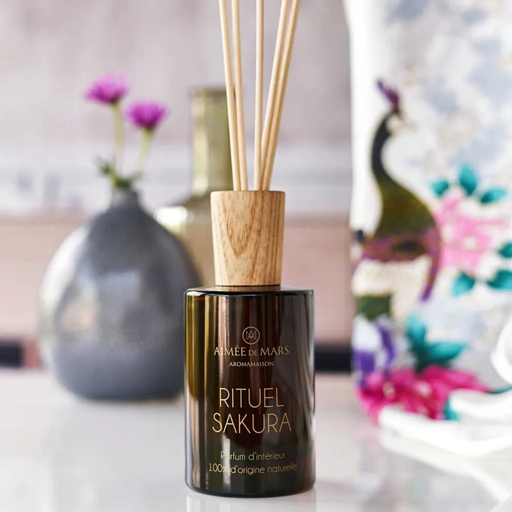 Bâtonnets de senteur Sakura 100ml - Parfum longue durée fleurs de cerisier