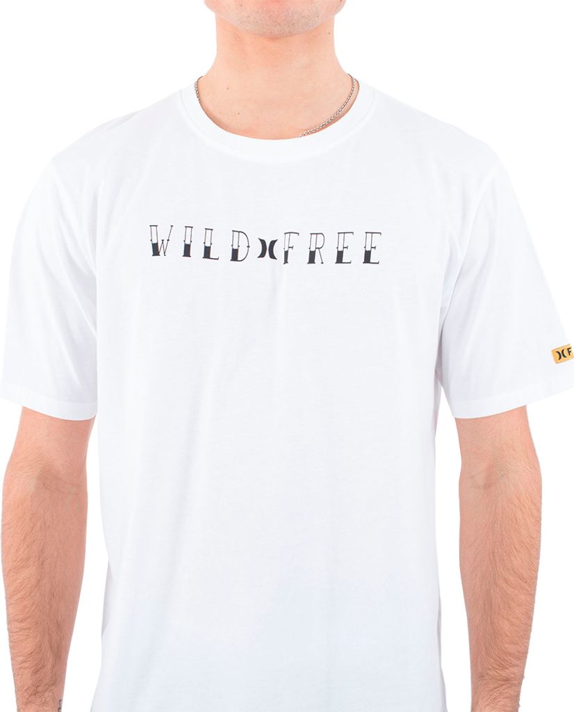 Hurley Toledo Wild Kurzarm-t-shirt Weiß 2XL Mann Weiß 2XL