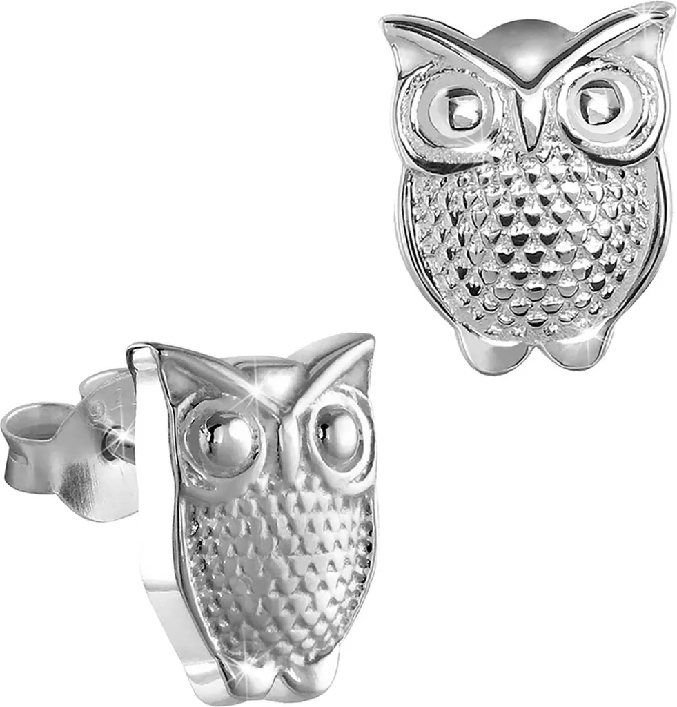 Boucles d'oreilles hibou Teenie-Weenie en argent 925 brillant D2SDO4295J