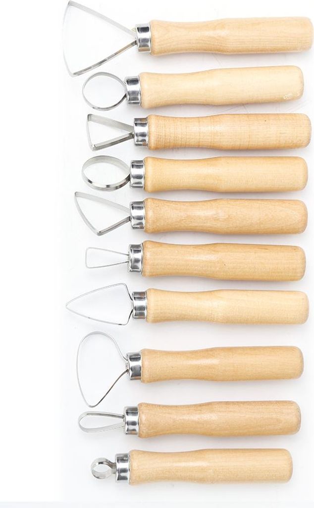 10 Stück Ton Keramik Skulptur Wachs Seife Modellierung Carving Tools Set