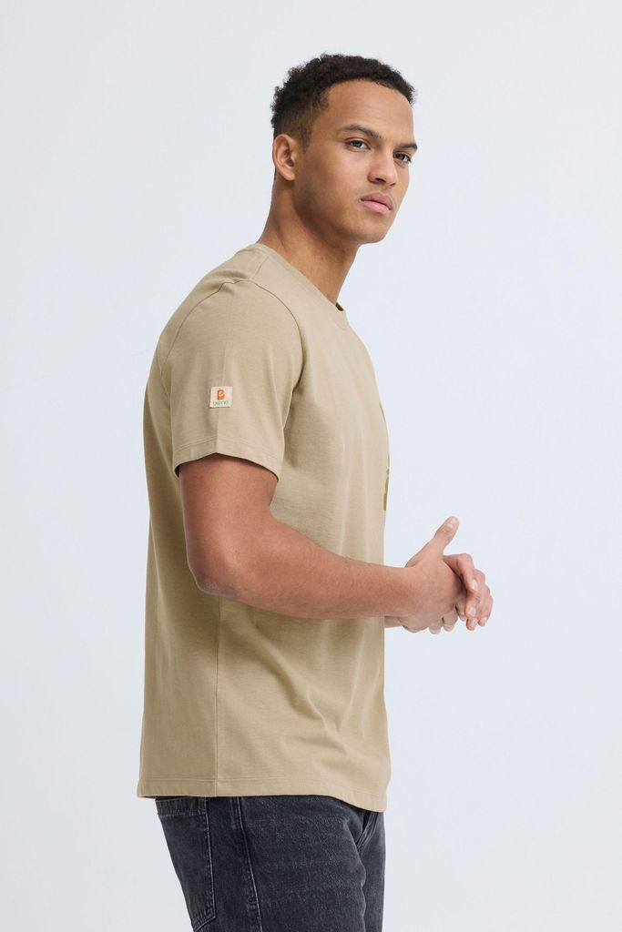 Blend BHSUN Herren T-Shirt Kurzarm Shirt 100% Baumwolle Regular Fit