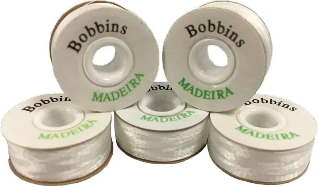Madeira PC6434 Bobines Blanches Haute Précision - Lot 144 Pièces Pro