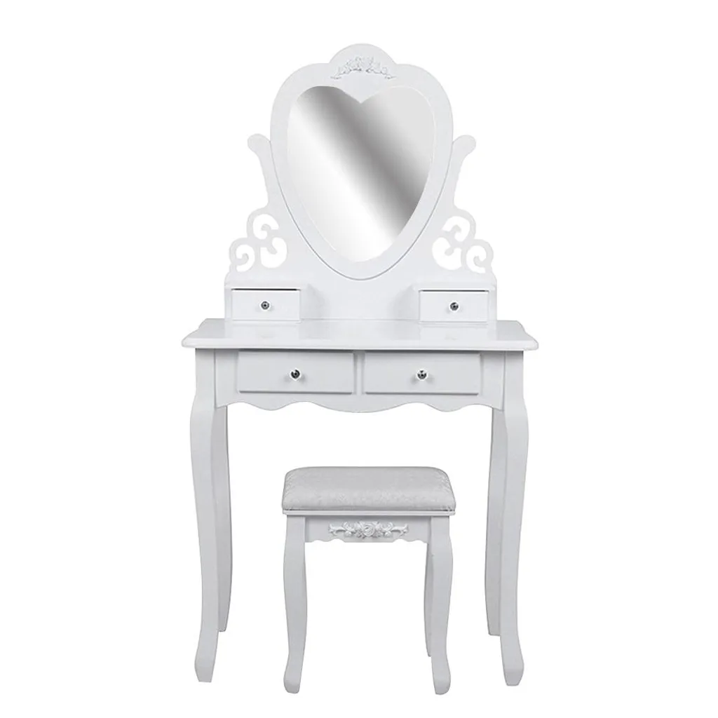 Mobile Toeletta Londra Bianco Moderno | Vanity Table con Specchio