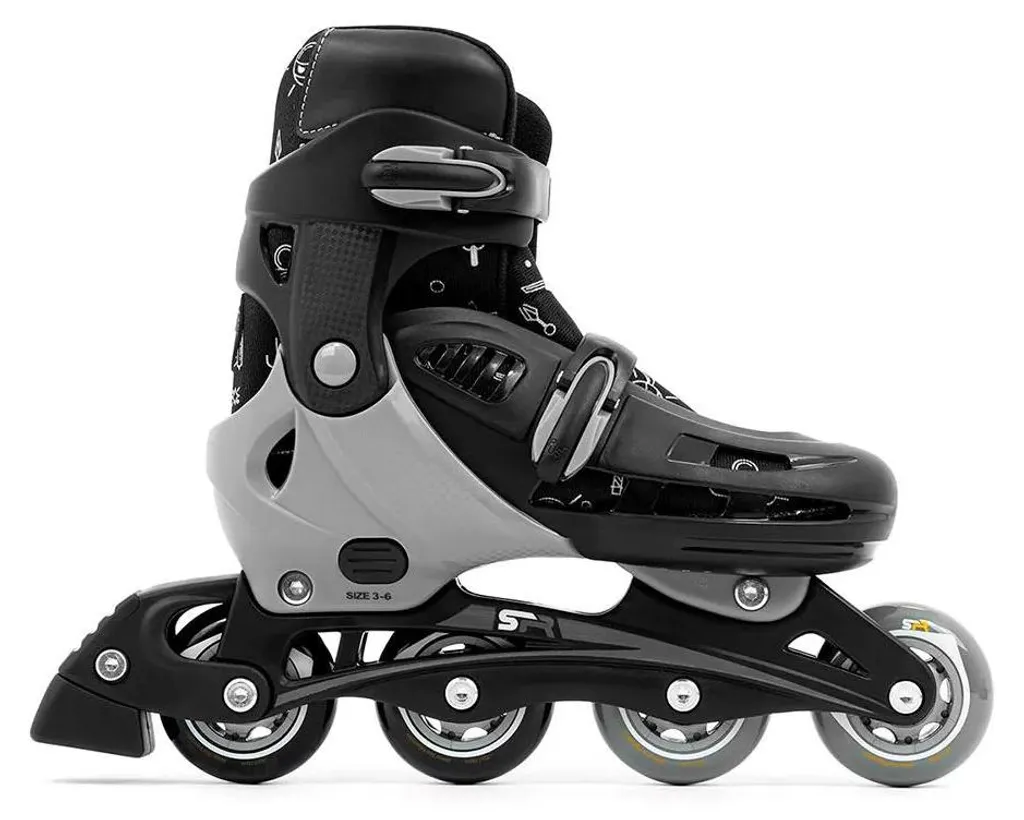 Rollers Quad ajustables SFR Cyclone II pour enfant, pointures 30.5 à 34