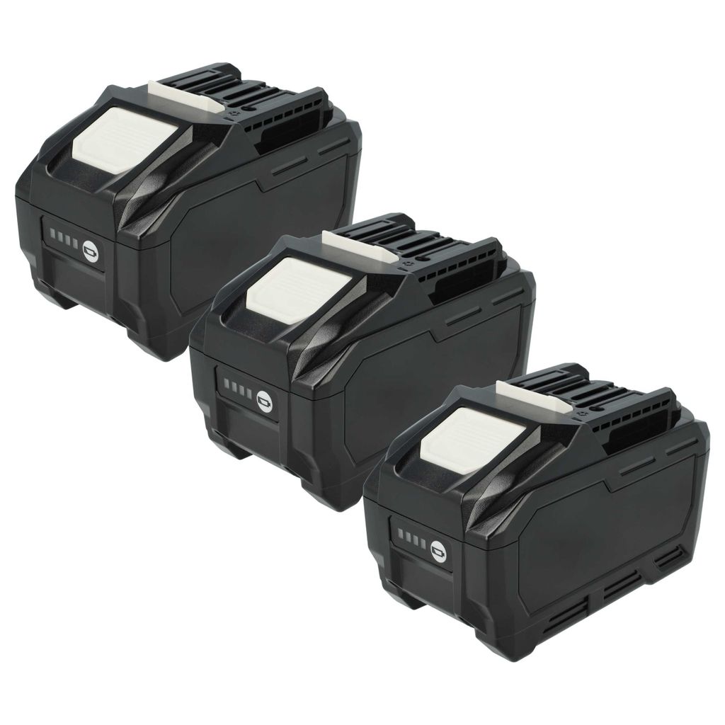 EXTENSILO 3x Akku kompatibel mit Makita TD001G, HS004G, W001G, HR003G Werkzeug (6000 mAh, Li-Ion, 40 V)