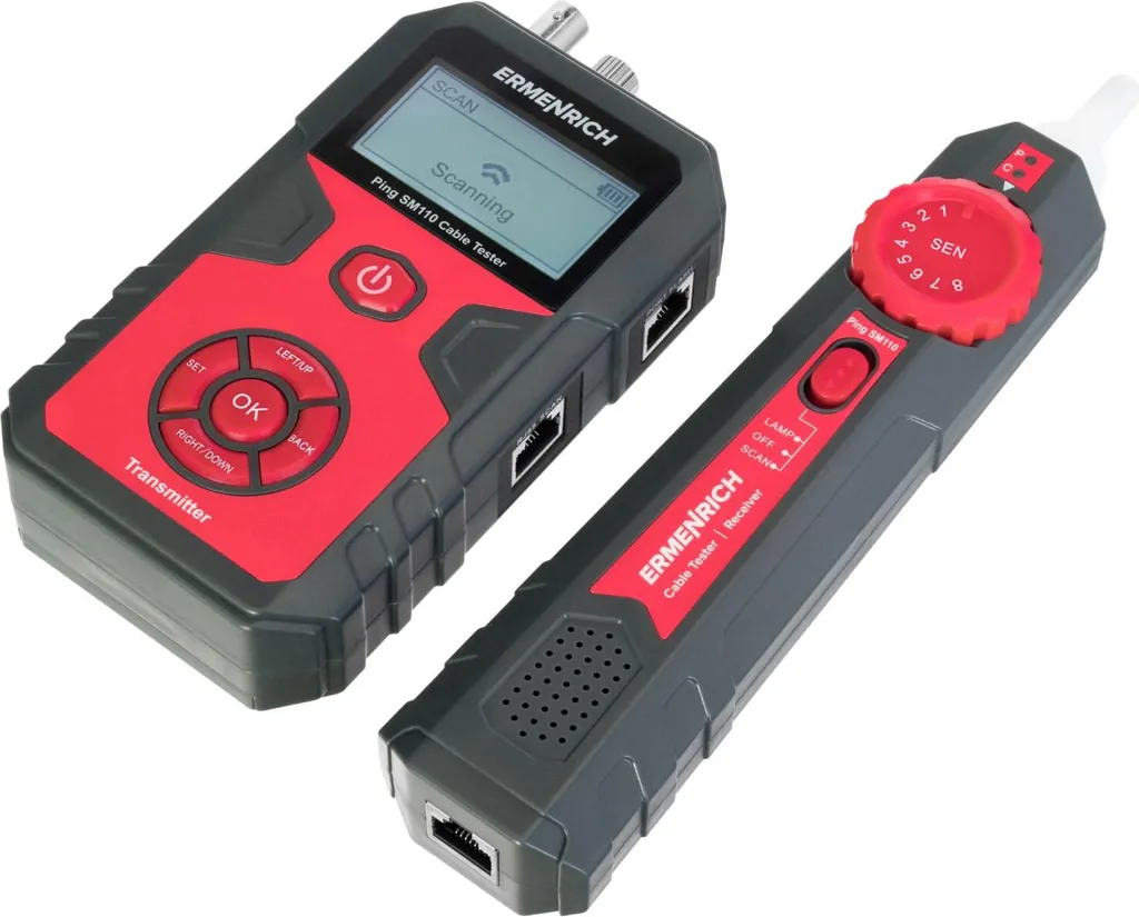 Ermenrich Ping SM110 Testeur de câbles avec fonction localisation Ping - 4