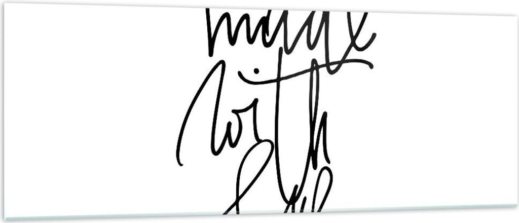 Bilder auf glas - Einteilig - Erstellt mit Liebe - 140x50cm - Glasbilder - Wandbilder - Bilder - zum Aufhängen bereit - Wanddekoration aus Glas - ...
