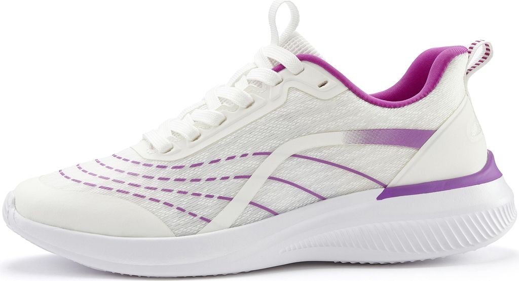 LASCANA Sneaker weiß/lila Größe 39