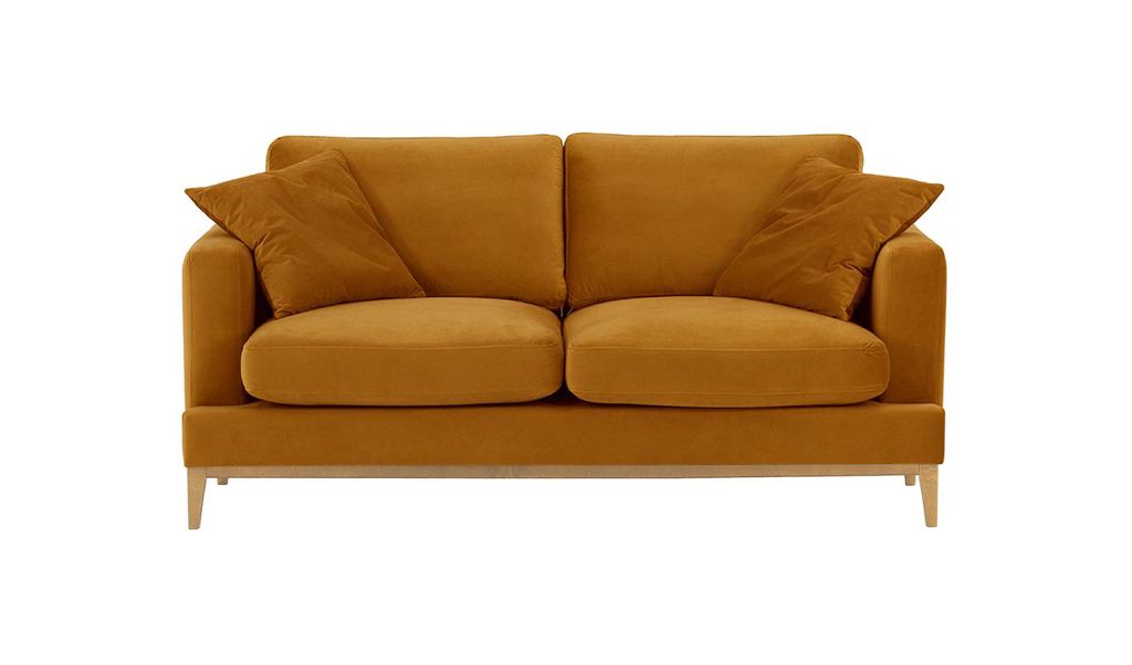 SLF24 - 2,5-Sitzer-Sofa Covex Wood - Senf - Velluto 8
