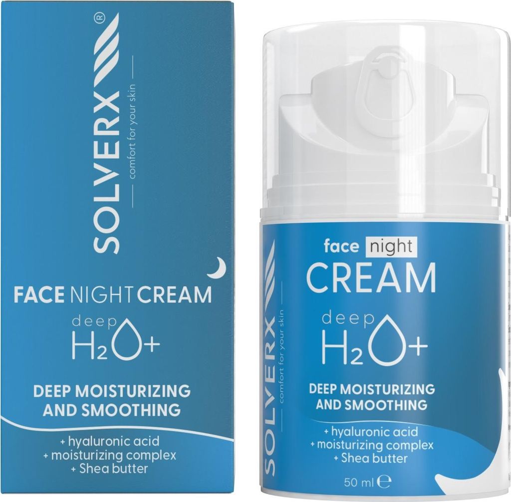 SOLVERX Deep H2O+ Intensiv feuchtigkeitsspendende Produktbild 