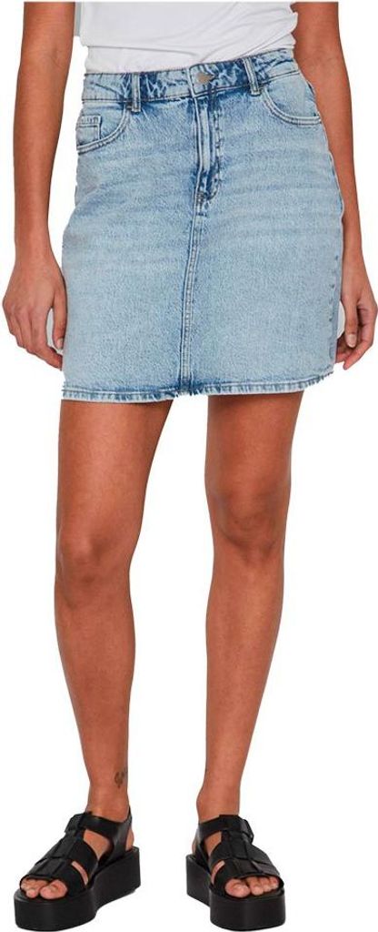Vila Kaja Jaf Lbd Jeansrock Blau 42 Frau Blau 42