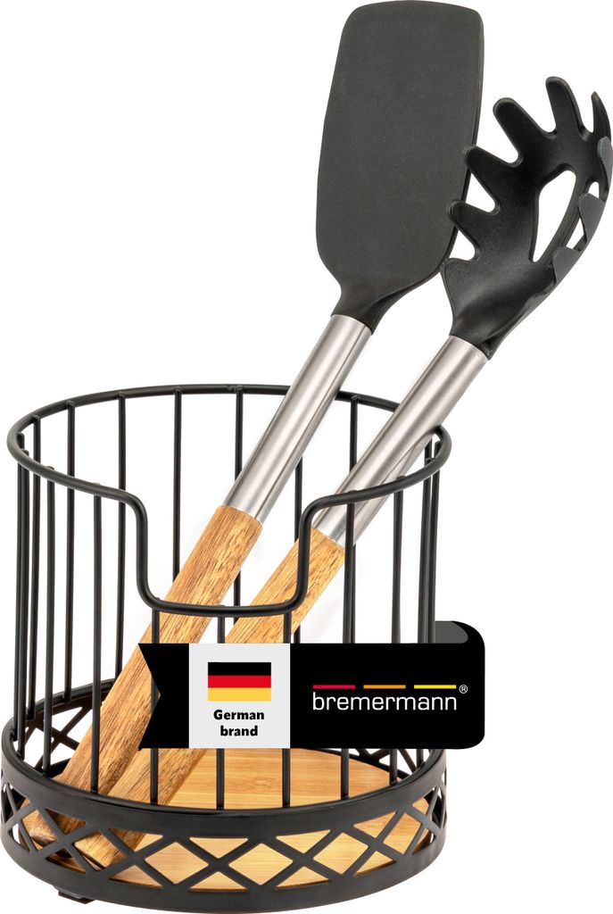 bremermann Porte-ustensiles de cuisine avec bambou, Image du produit 